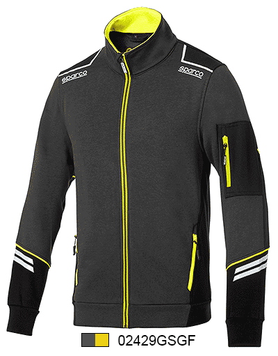 【サイズ/カラー限定】　TECH FULL ZIP（グレー/イエロー）