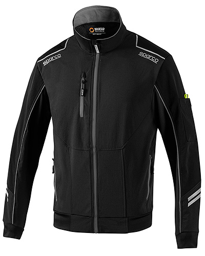 ソフトシェル　TECH LIGHT SHELL（ブラック/グレー）