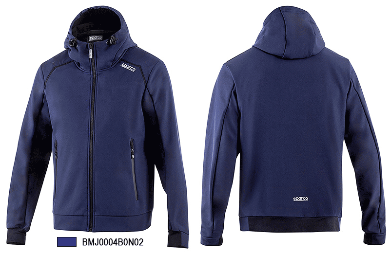 チームウェア：SL HOODED SOFTSHELL(ネイビー）