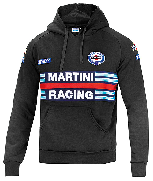 【訳アリ】HOODIE REPLICA MARTINI RACING　ブラック　Sサイズ