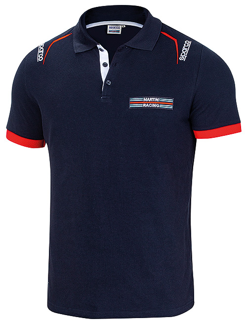 【サイズ限定】POLO EMBROIDERIES MARTINI RACING　ネイビー