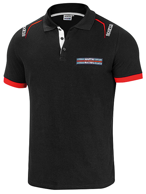 【サイズ限定】POLO EMBROIDERIES MARTINI RACING　ブラック