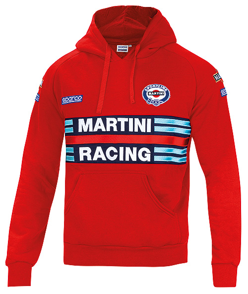 【訳アリ】HOODIE REPLICA MARTINI RACING　レッド　小さめサイズ