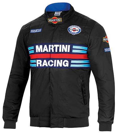 【サイズ限定】REPLICA BOMBER JACKET MARTINI RACING　ブラック