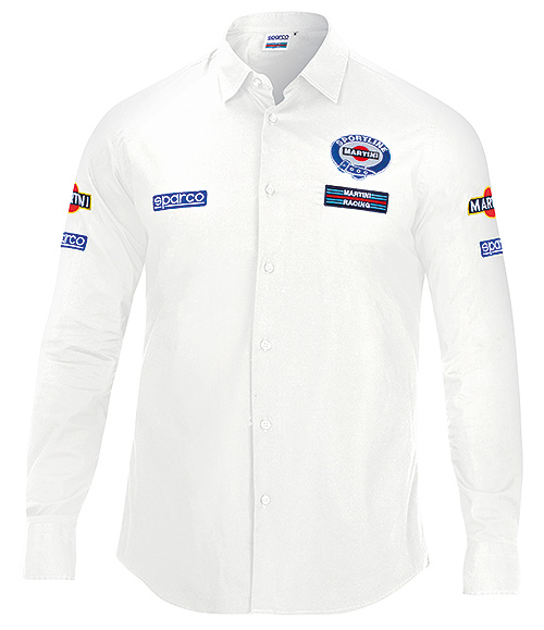 【訳あり】SHIRT LONG SLEEVES MARTINI RACINGホワイト Y