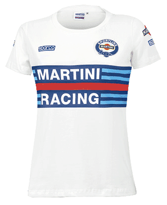 レディス MARTINI T-SHIRT ホワイト　スモールサイズ D