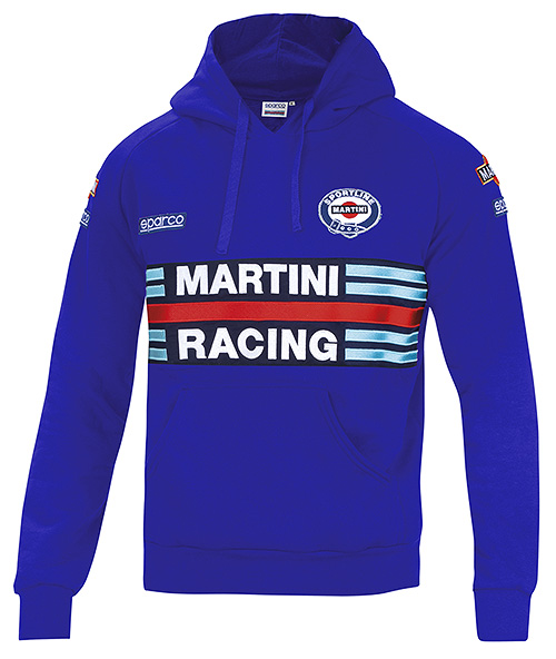 【訳アリ】HOODIE REPLICA MARTINI RACING　ブルー　小さめサイズ