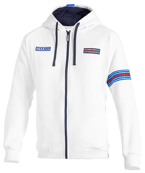 FRONT ZIP HOODED JACKET MARTINI RACING