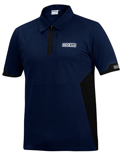 POLO ZIP（ネイビー）　サイズ：S