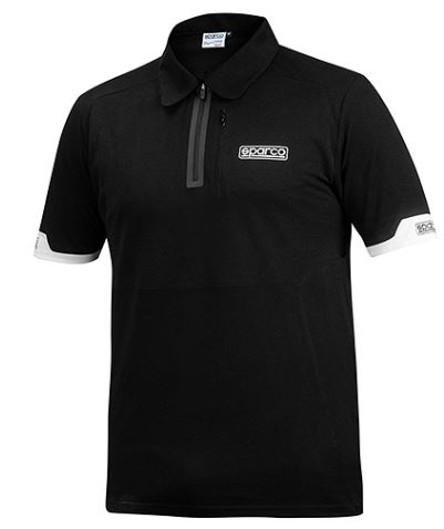 POLO ZIP（ブラック）　サイズ：S