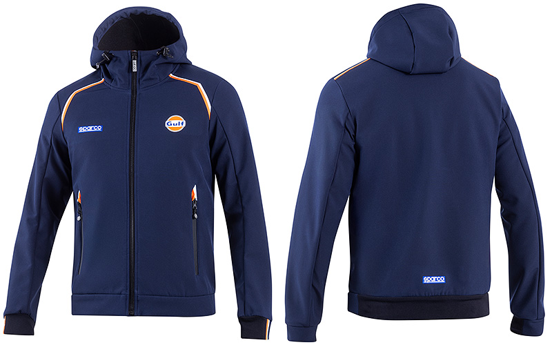 SPARCO-GULF COLLECTION：GULF SL HOODED SOFTSHELL