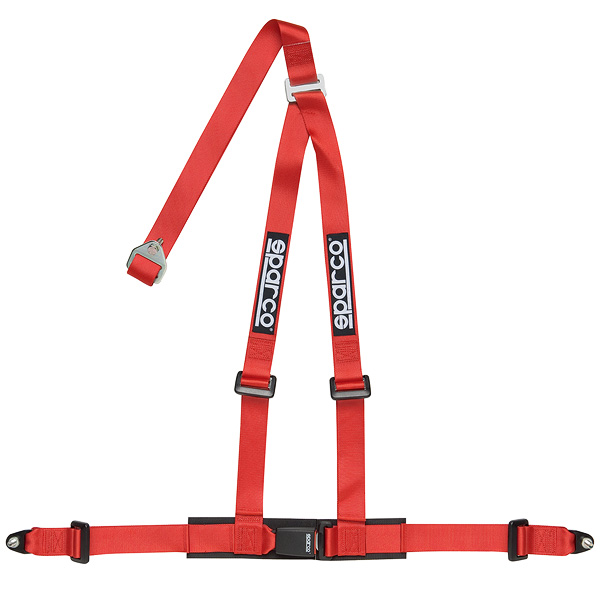 3点式ハーネス　レッド