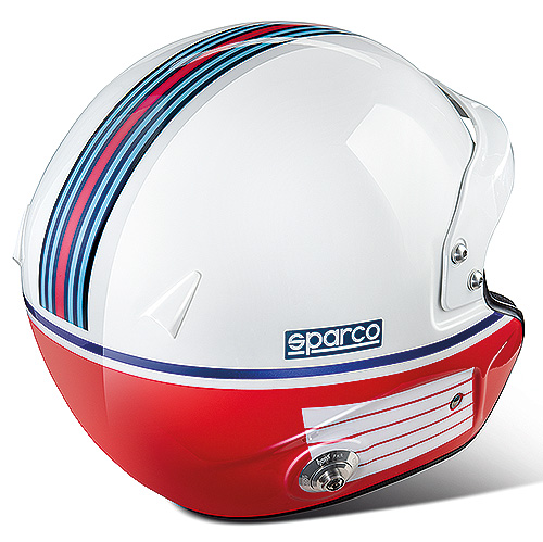 Sparco ヘルメット 白/赤/青 ストライプ Sparco ヘルメット 白/赤/青 ストライプ