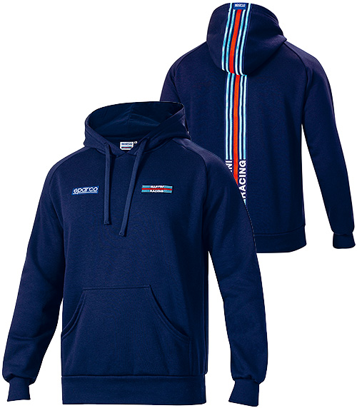 HOODIE BIG STRIPES│SPARCO × MARTINI HERITAGE COLLECTION