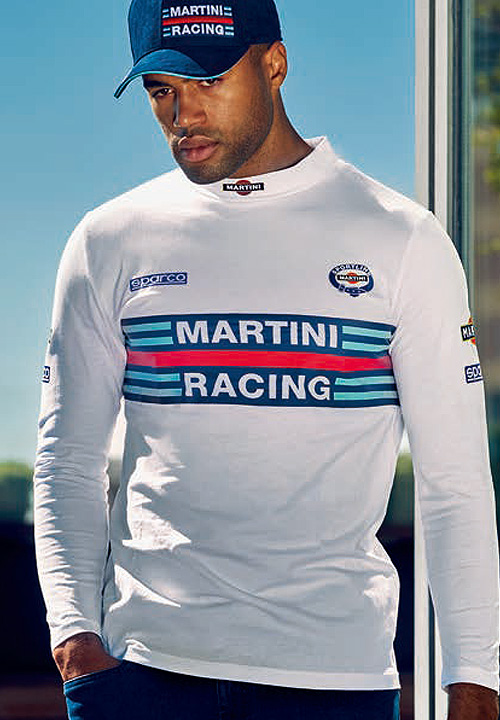 LONG SLEEVES T-SHIRT REPLICA│SPARCO × MARTINI HERITAGE COLLECTION