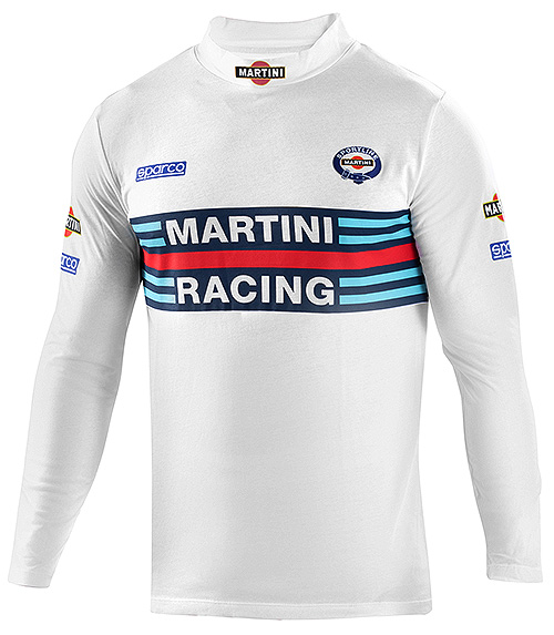 LONG SLEEVES T-SHIRT REPLICA│SPARCO × MARTINI HERITAGE COLLECTION