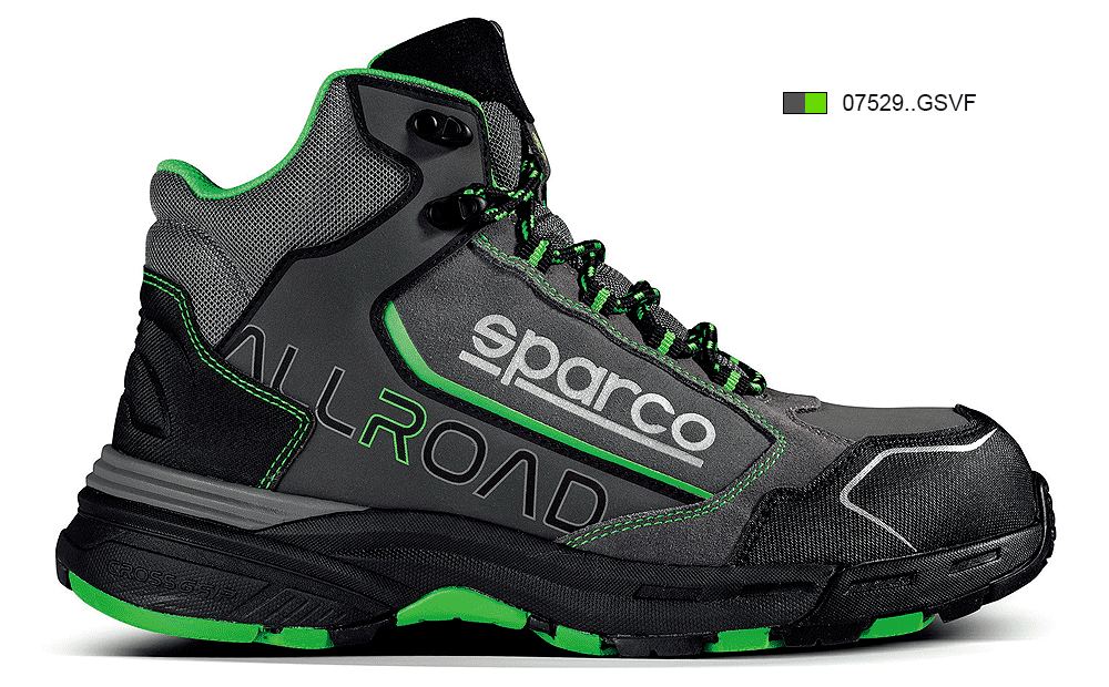 SPARCO(スパルコ)TEAMWORK セイフティーシューズ ALLROAD ヌバック ハイカット