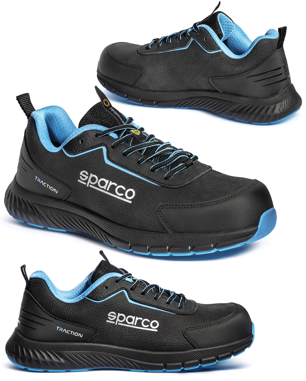 SPARCO（スパルコ）TEAMWORK セイフティーシューズ TRACTION S3 NUBUCK（トラクション S3 ヌバック）