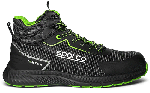 SPARCO（スパルコ）TEAMWORK セイフティーシューズ TRACTION S3 HI（トラクション S3 ハイカット）