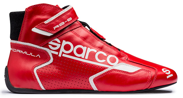 使用期間わずか 本革製 sparco レーシングシューズFORMULA スパルコ