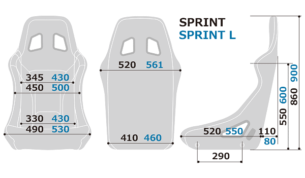 レーシングシート：SPRINT / SPRINT L│SPARCO (スパルコ) 日本正規輸入元 SPARCO Japan